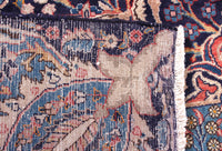 Kashmar Persian Rug, 292 x 380 cm hand knotted vintage wool corner detail