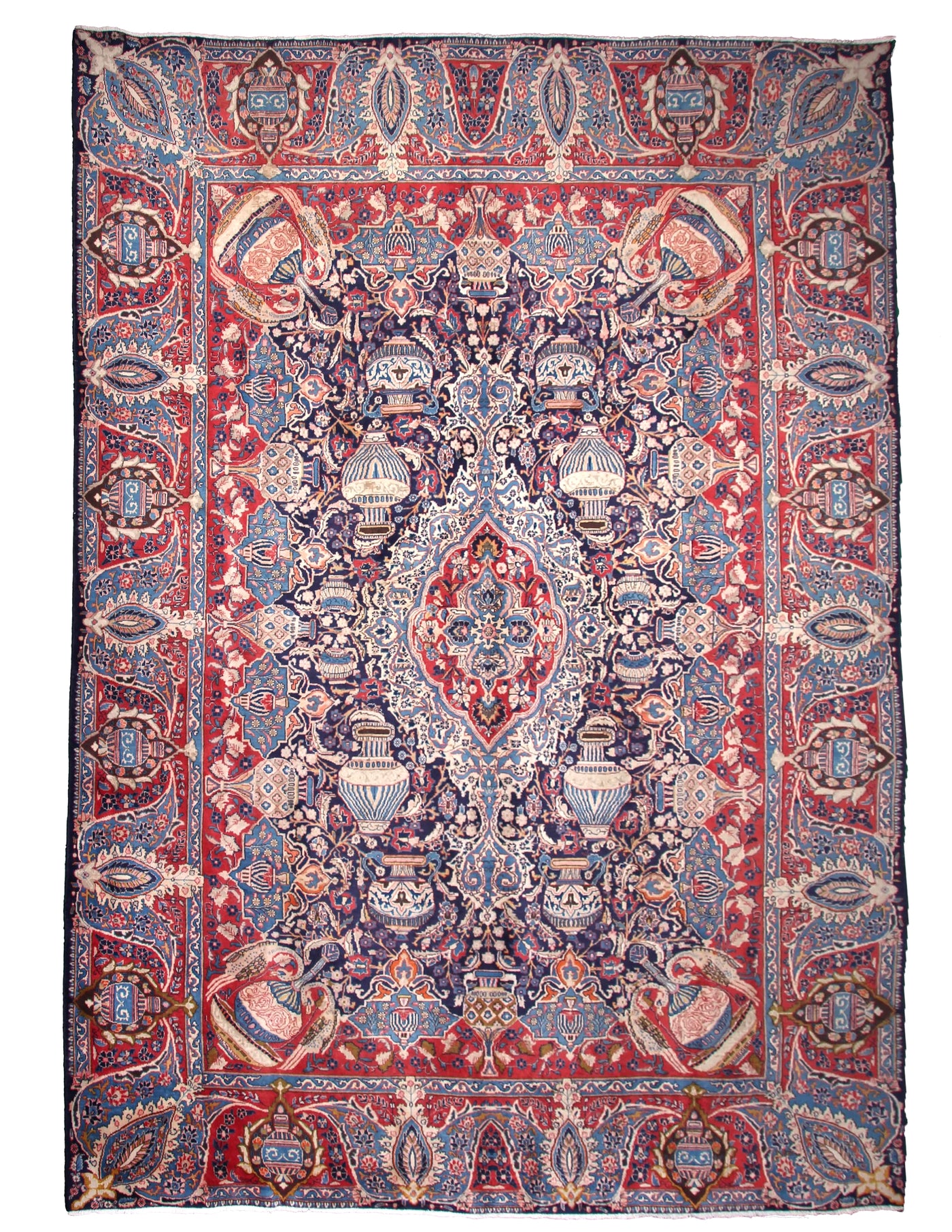 Kashmar Persian Rug, 292 x 380 cm hand knotted vintage wool