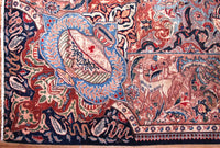 Kashmar Persian Rug, 300 x 400 cm hand knotted border detail