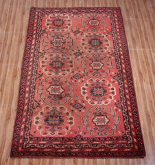 Turkmen Persian Rug, 110 x 197 cm