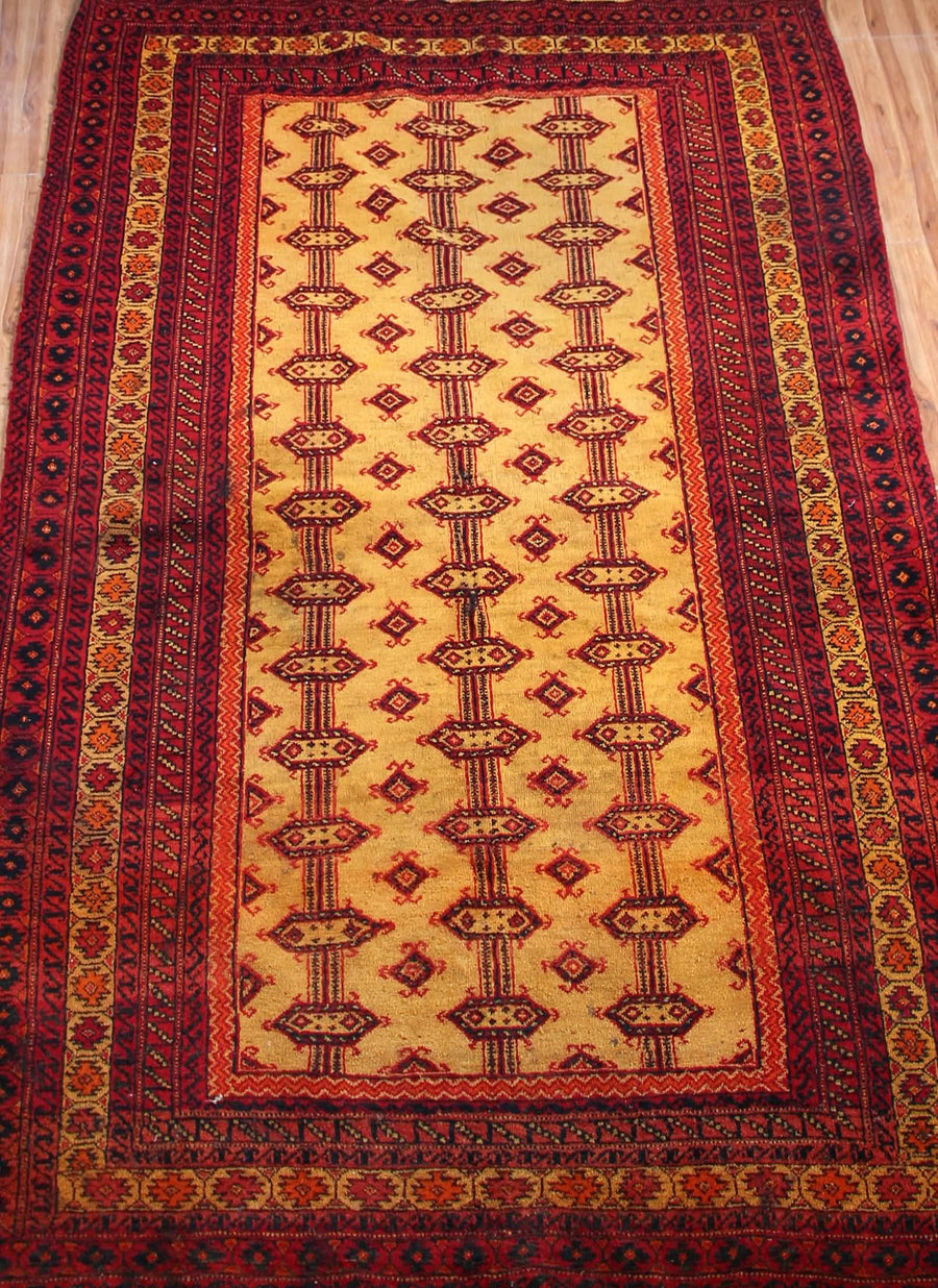 Turkmen Persian Rug, 132 x 225 cm