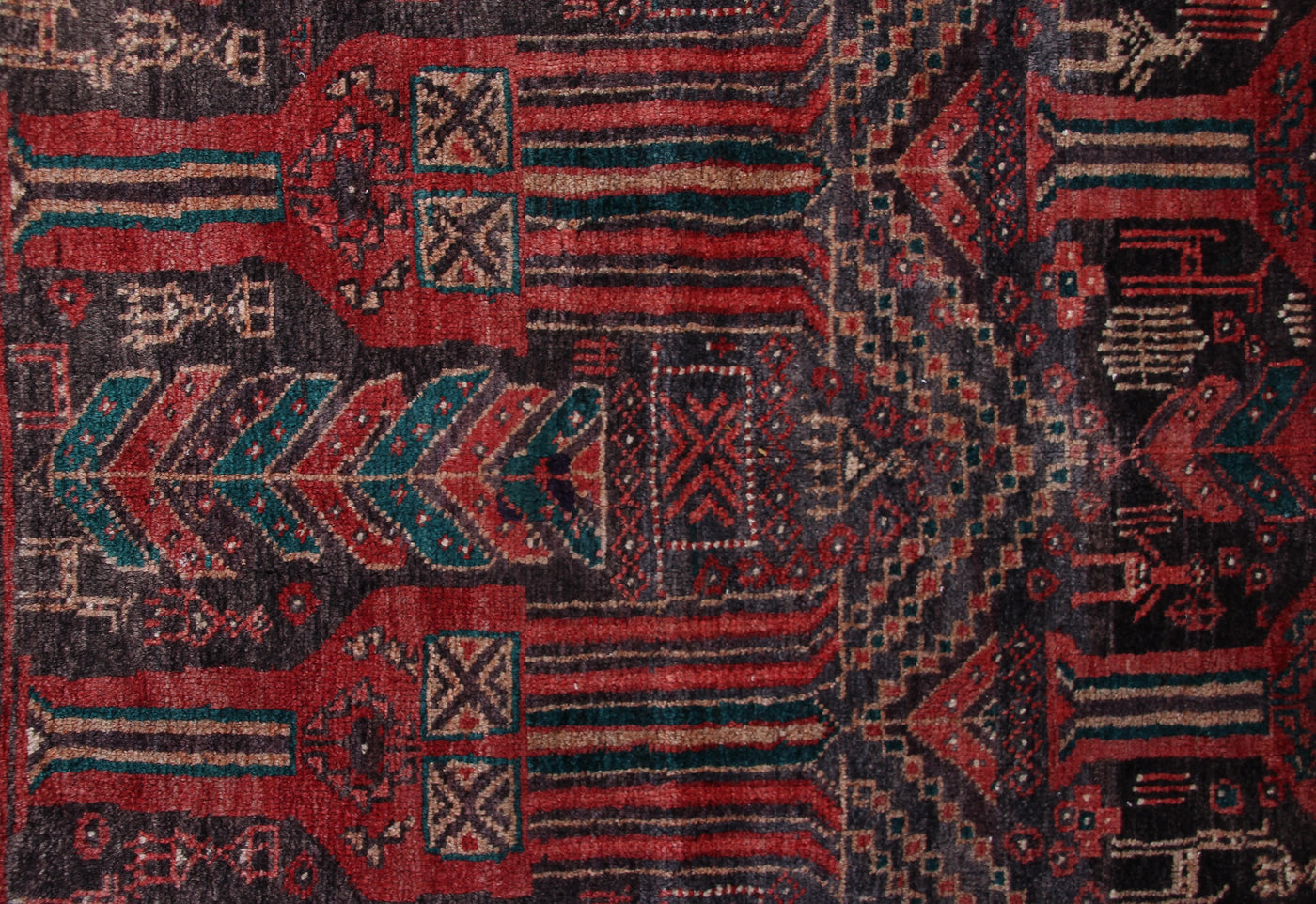 Vintage Baluchi Persian Rug – Pomegranate Canopy