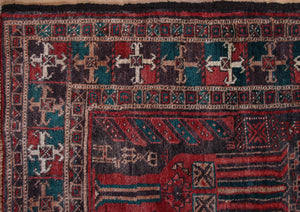 Baluchi Persian Rug, 122 x 228 cm