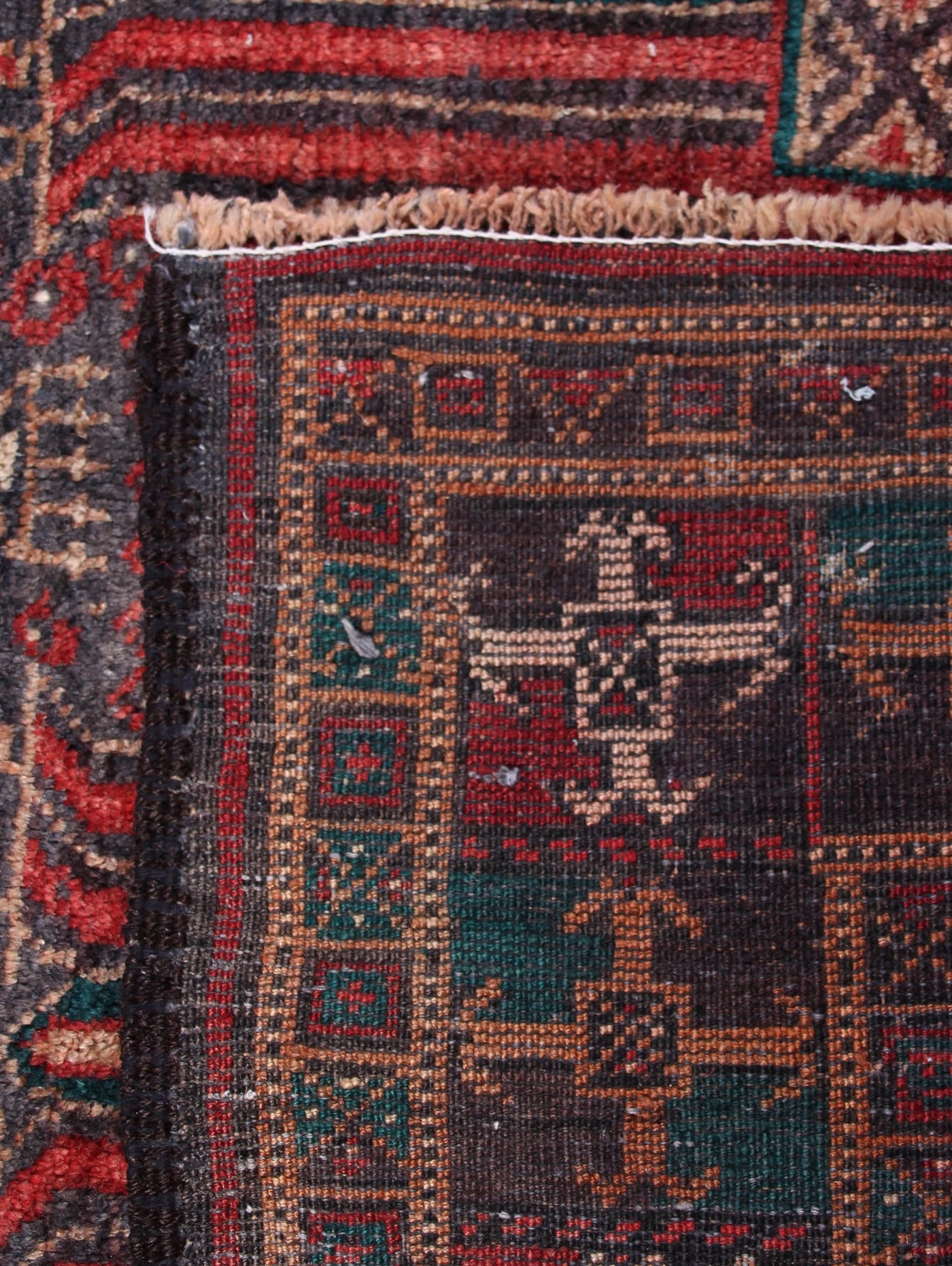 Vintage Baluchi Persian Rug – Pomegranate Canopy
