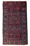 Baluchi Persian Rug, 122 x 228 cm