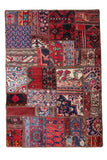 Patchwork Persian Rug, 110 x 152 cm