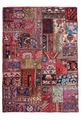 Patchwork Persian Rug, 115 x 175 cm