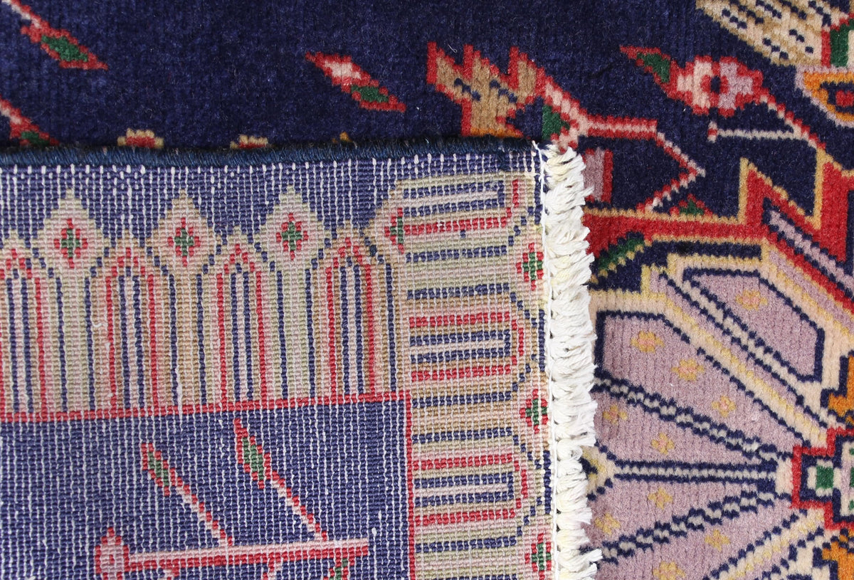 Vintage Kashan Persian Rug – Vermilion Haze
