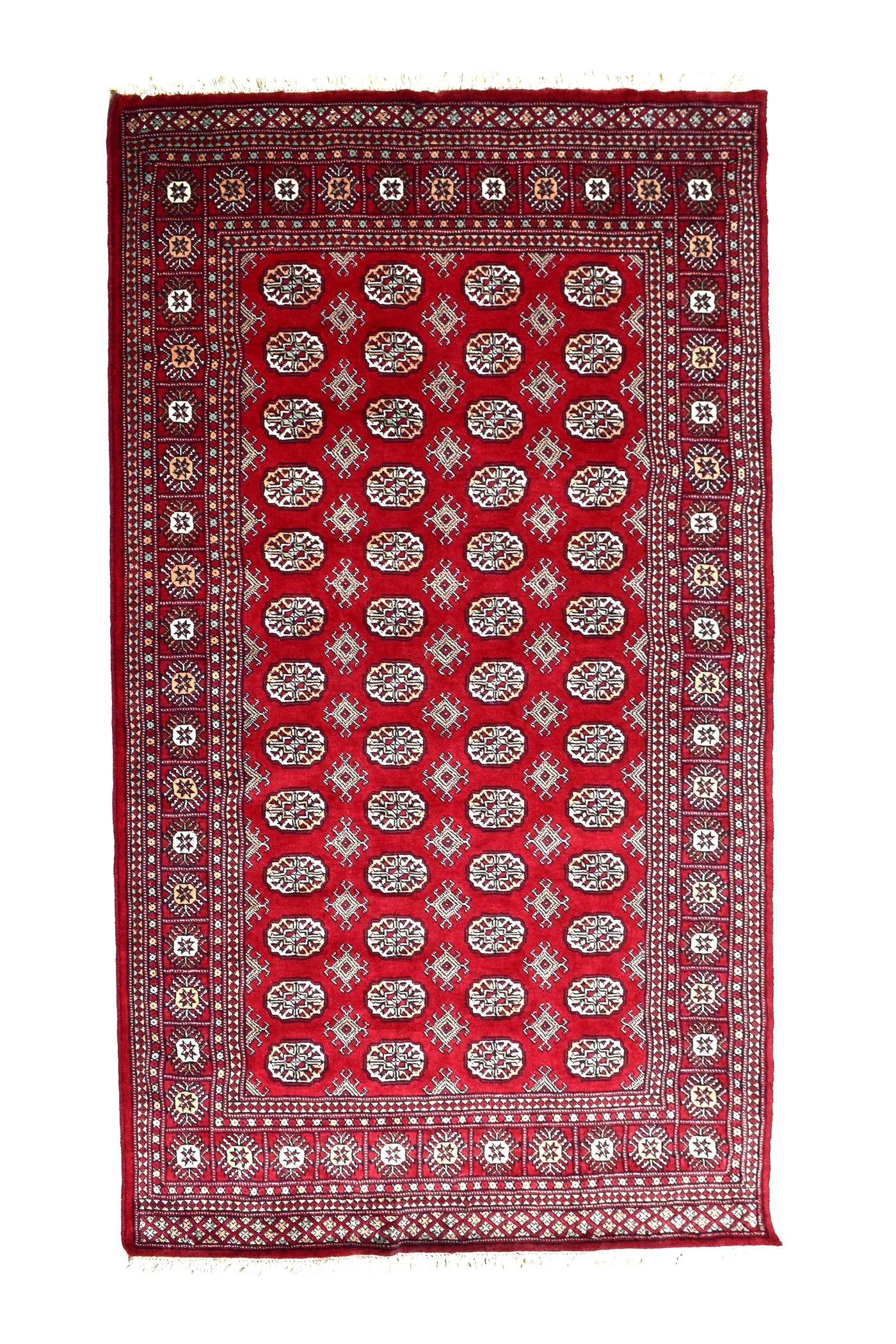 Bukhara Persian Rug – Carmine Lattice