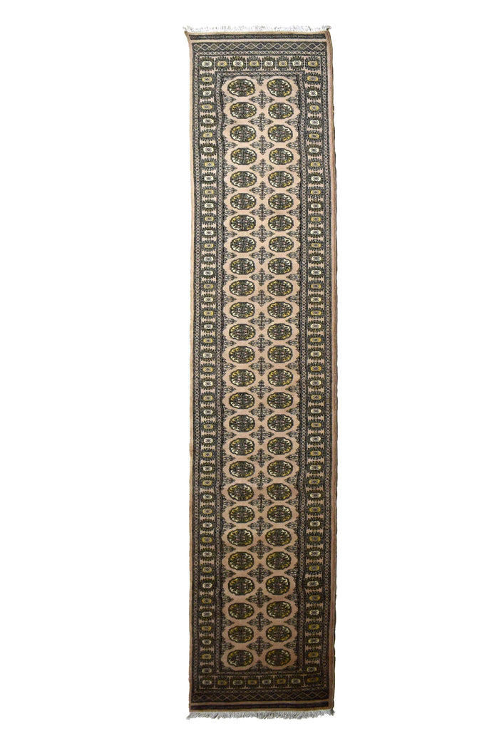 Bukhara Oriental Runner – Charcoal Pathway
