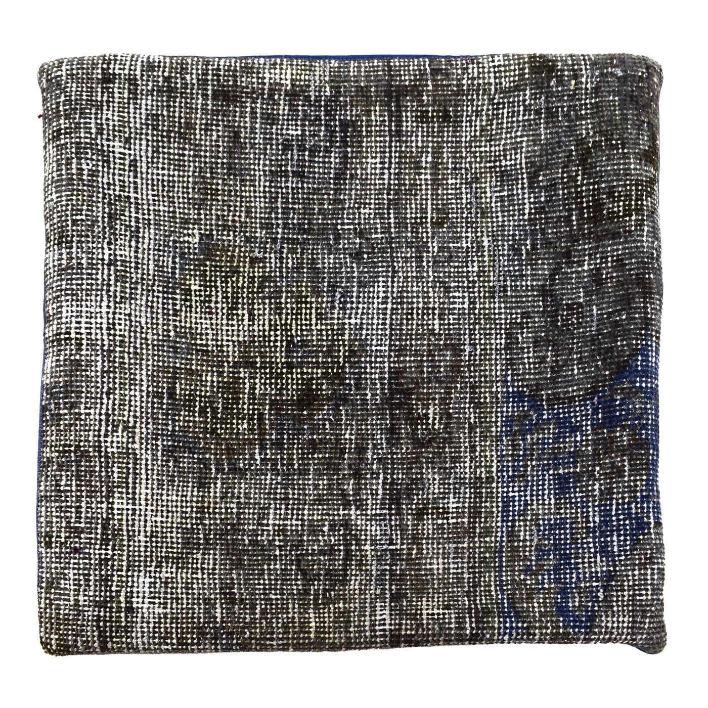 Vintage Over-Dyed Cushion Cover – Charcoal Echo