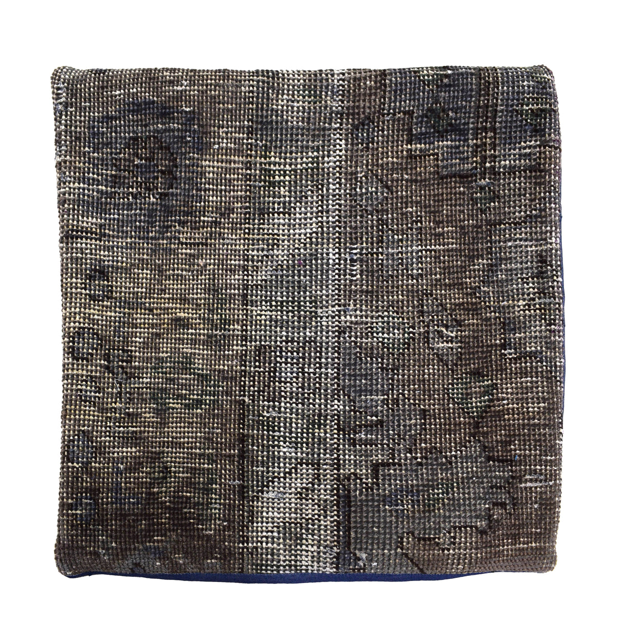 Vintage Over-Dyed Cushion Cover – Noir Patina
