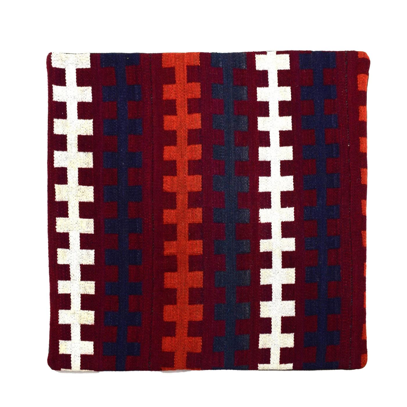 Chobi Kilim Cushion Cover – Coral Matrix