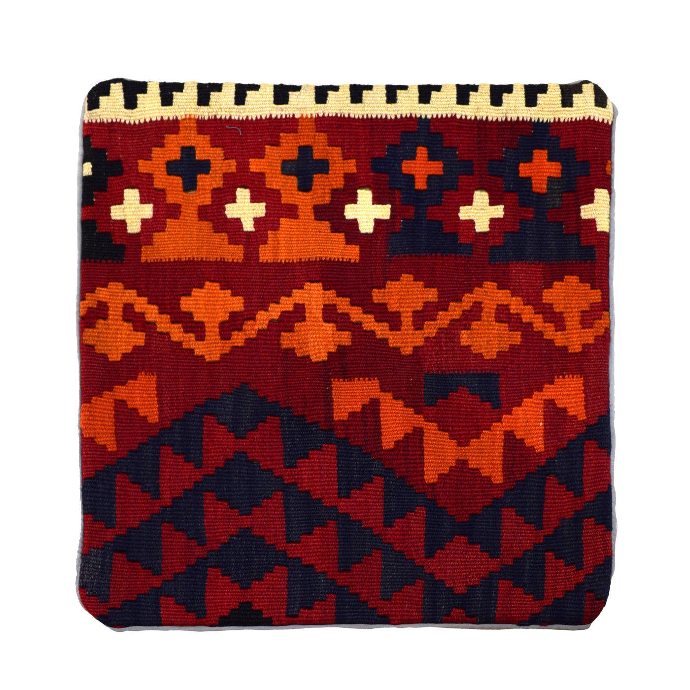 Kilim Cushion Cover – Copper Prism