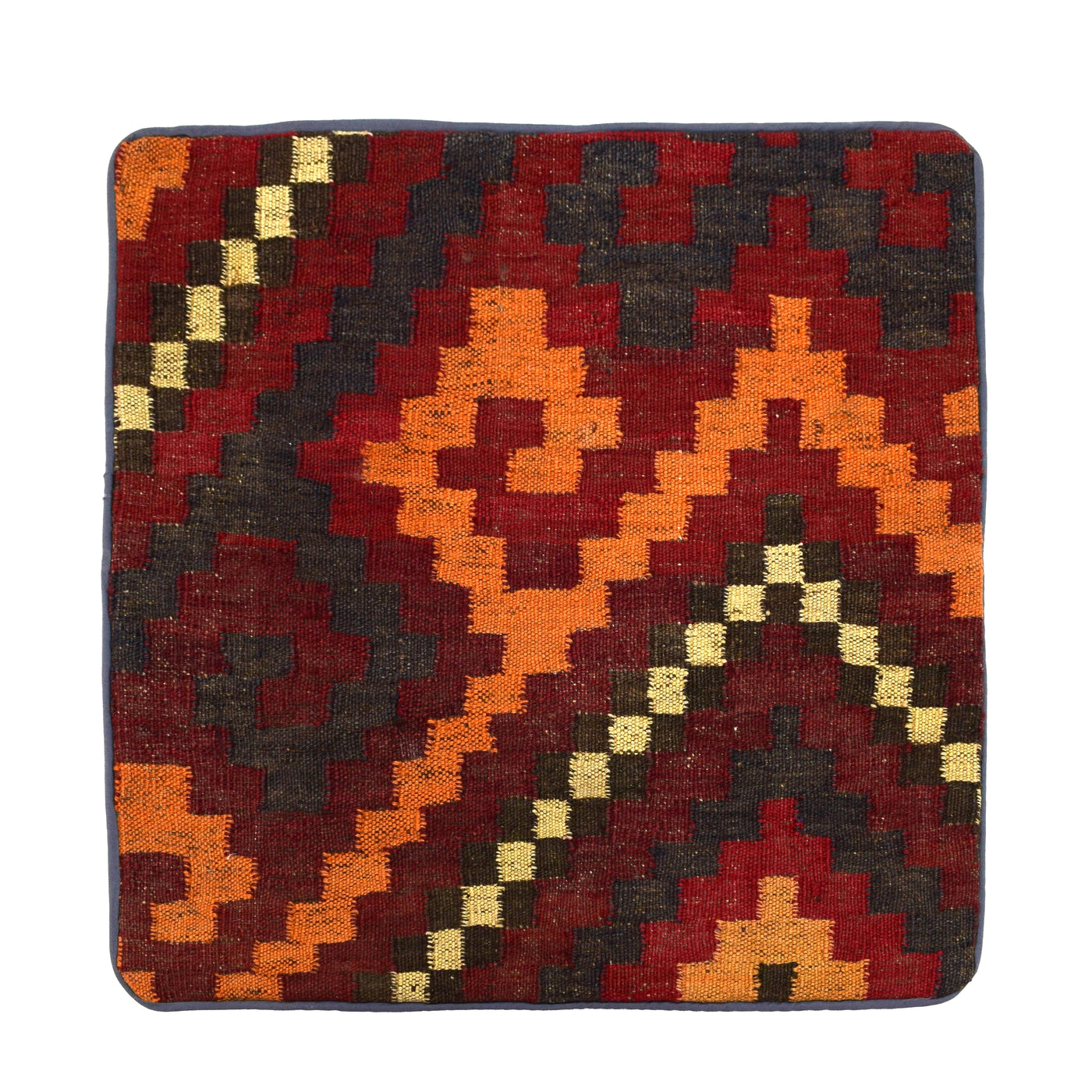Chobi Kilim Cushion Cover – Apricot Geometry