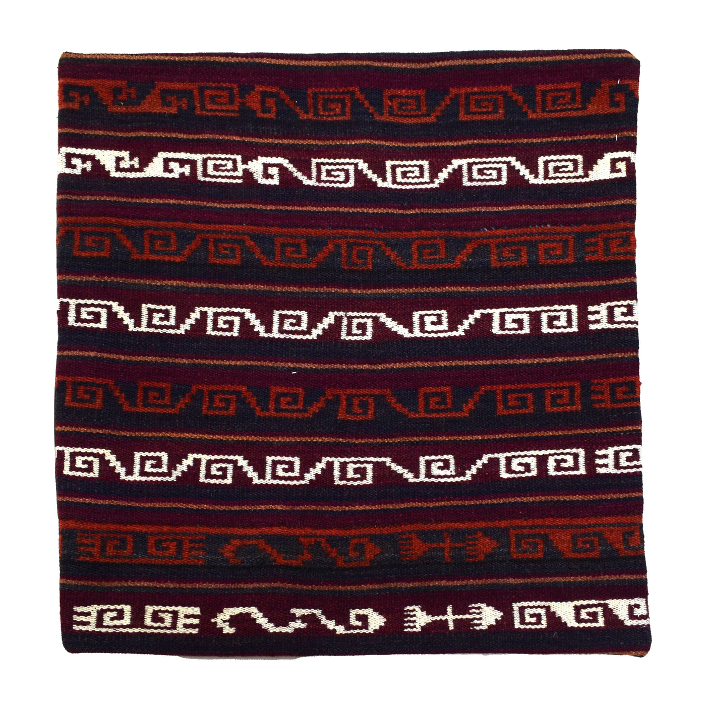 Kilim Cushion Cover – Auburn Stripe