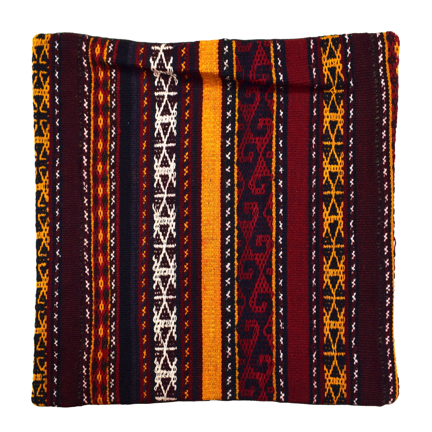 Chobi Kilim Cushion Cover – Ruby Rhythm