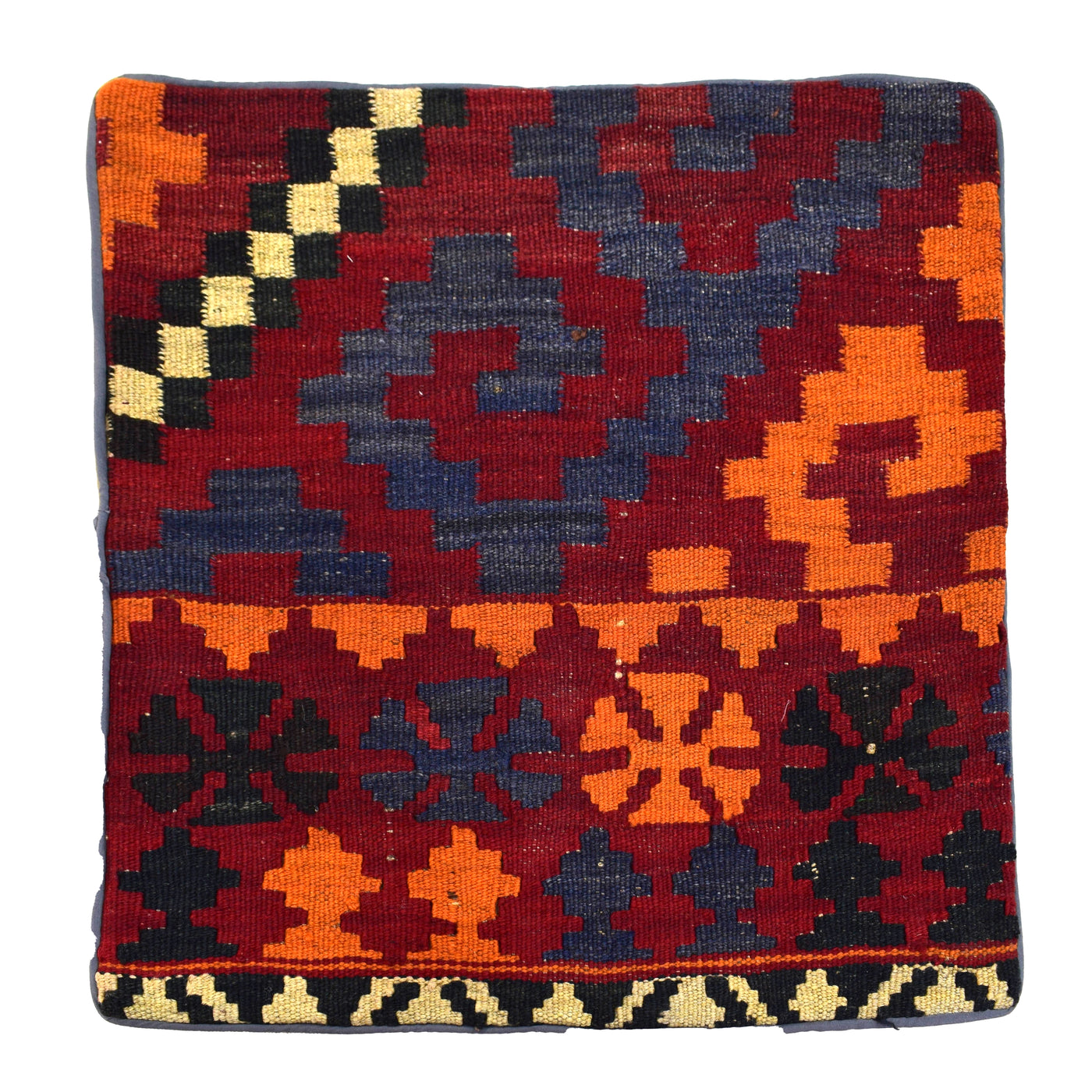 Kilim Cushion Cover – Persimmon Geometry