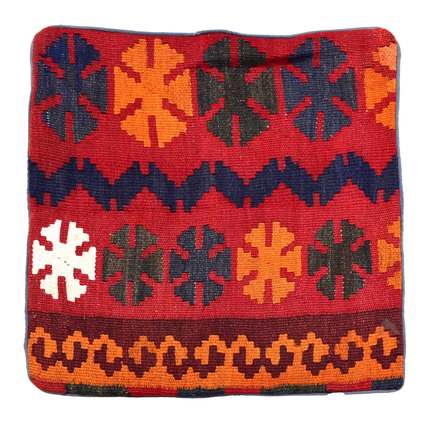 Chobi Kilim Cushion Cover – Aqua Keystone