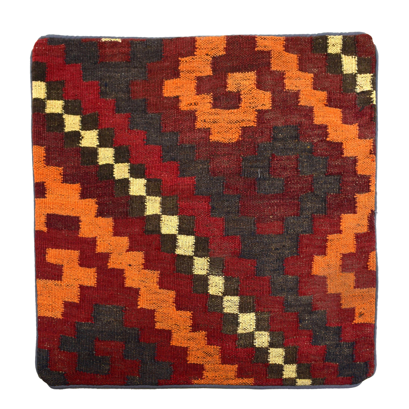 Chobi Kilim Cushion Cover – Copper Mosaic