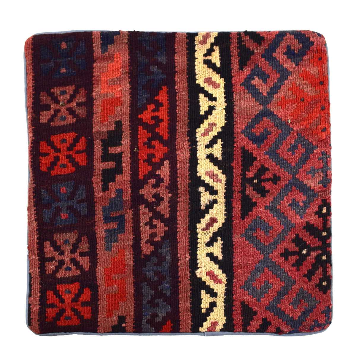 Kilim Cushion Cover – Navy Bands