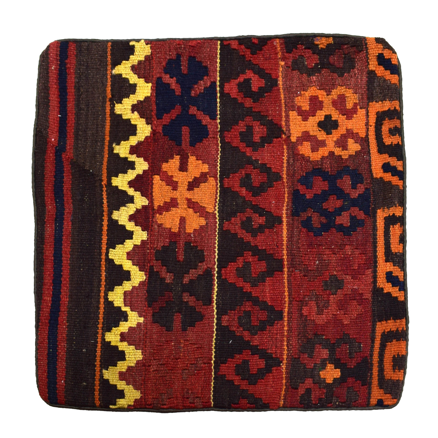 Chobi Kilim Cushion Cover – Carmine Cadence