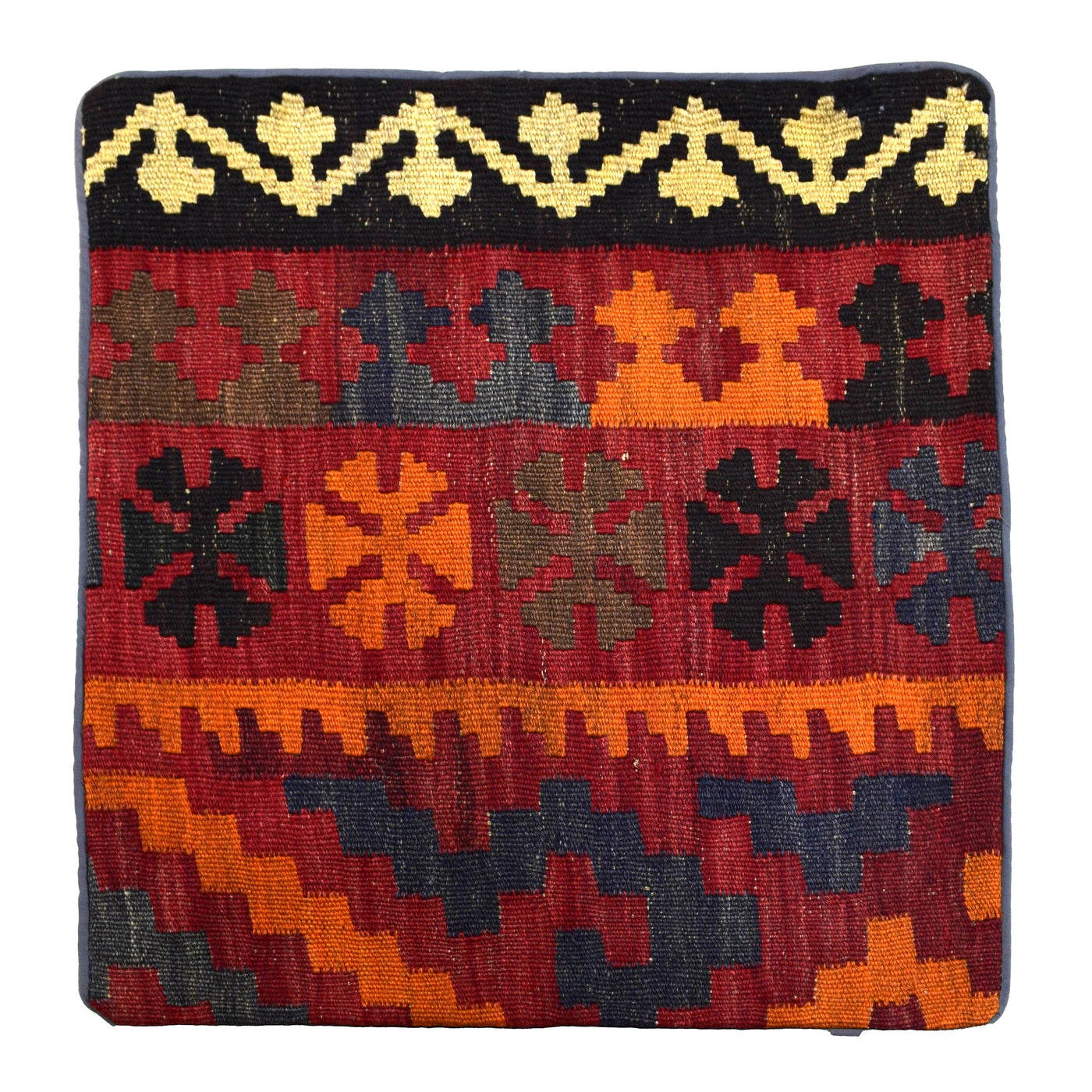 Kilim Cushion Cover – Azure Trail