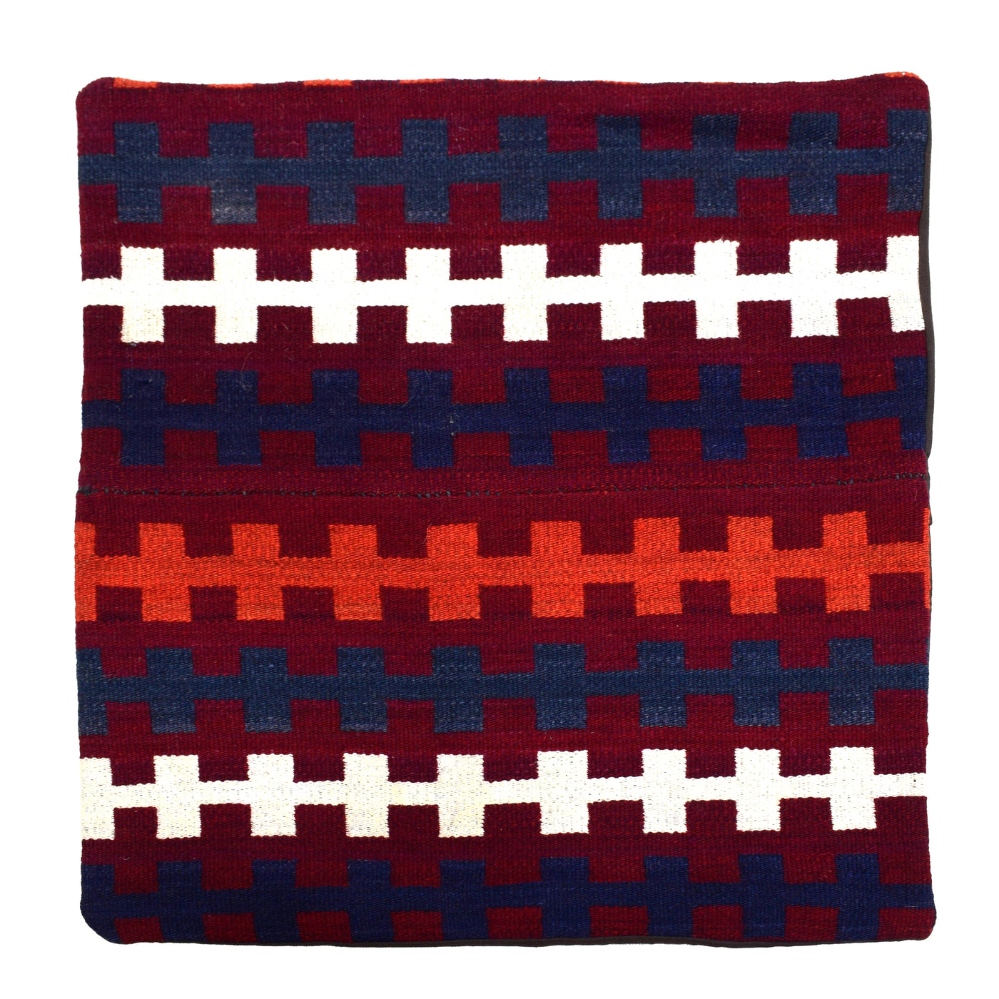 Chobi Kilim Cushion Cover – Persimmon Tapestry