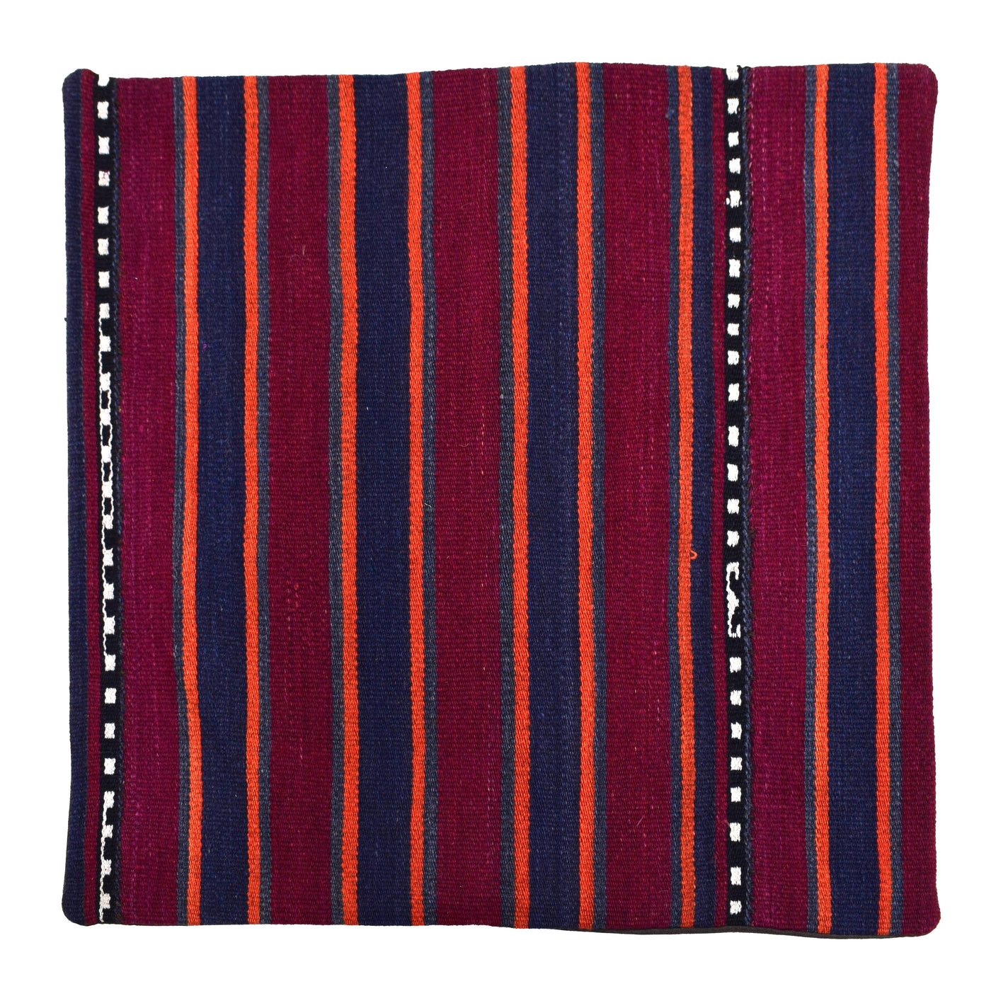 Chobi Kilim Cushion Cover – Persimmon Stripe