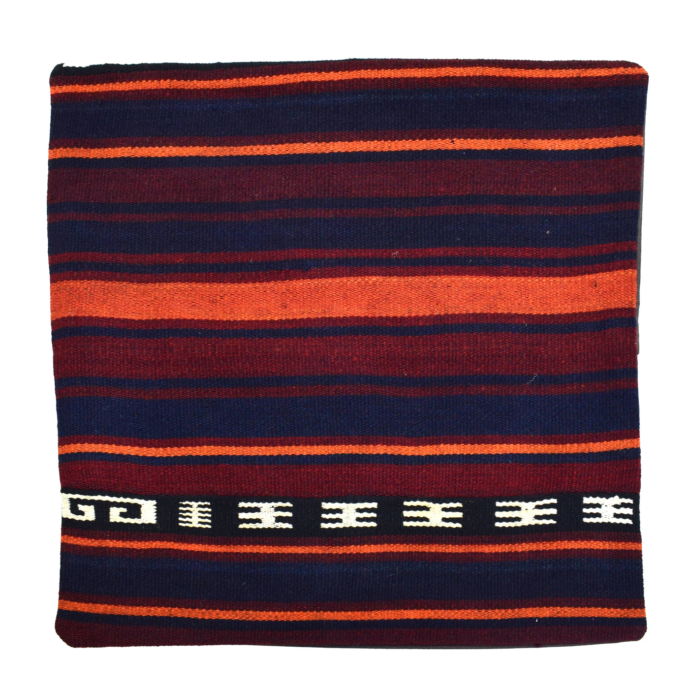 Chobi Kilim Cushion Cover – Apricot Bands