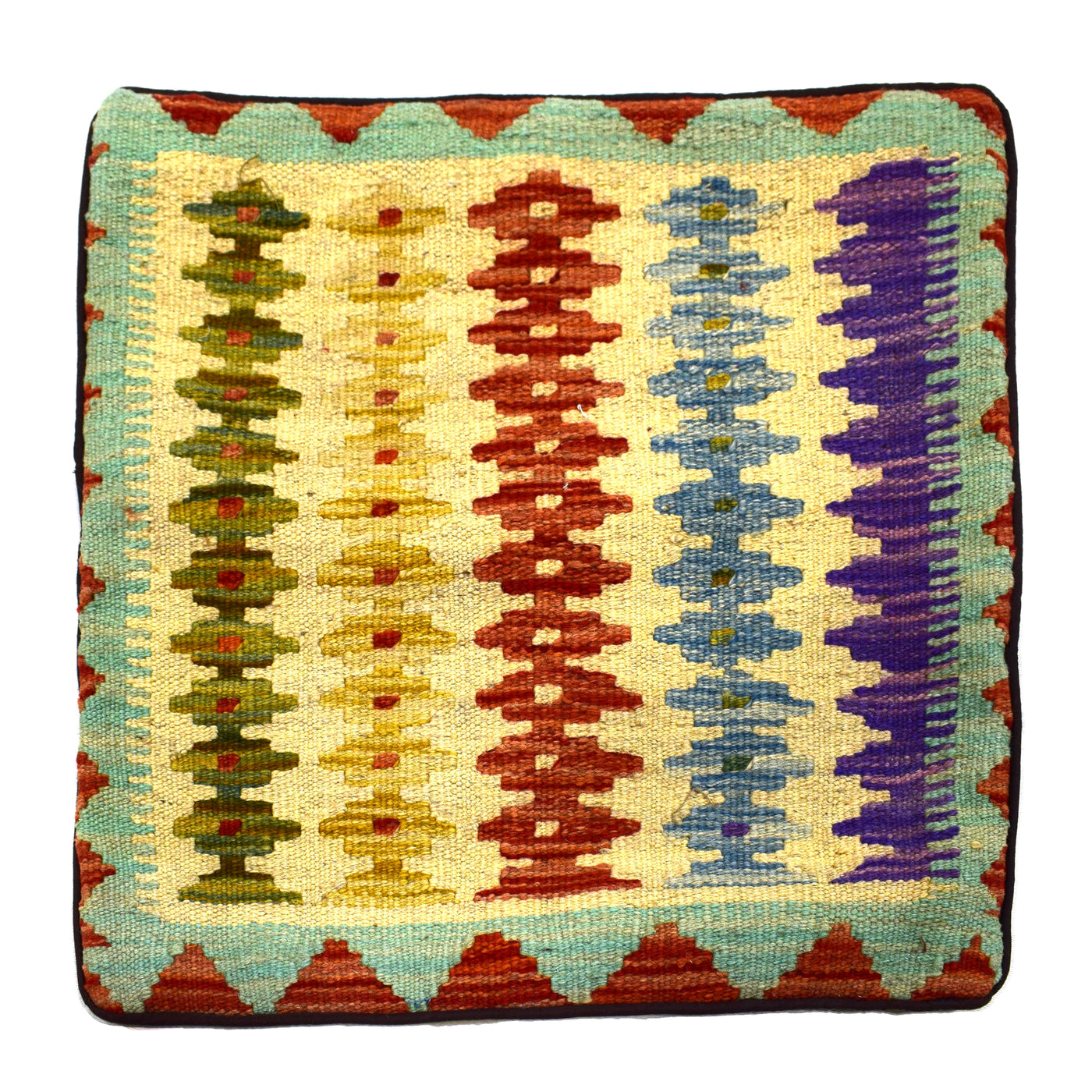 Chobi Kilim Cushion Cover – Sienna Medallion