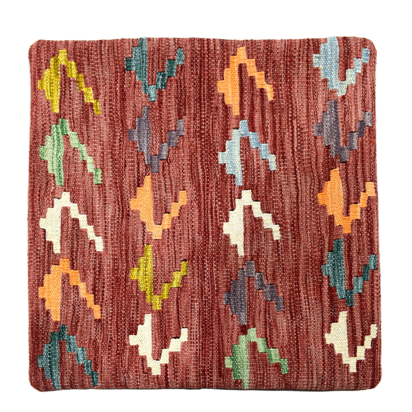 Chobi Kilim Cushion Cover – Clay Lattice