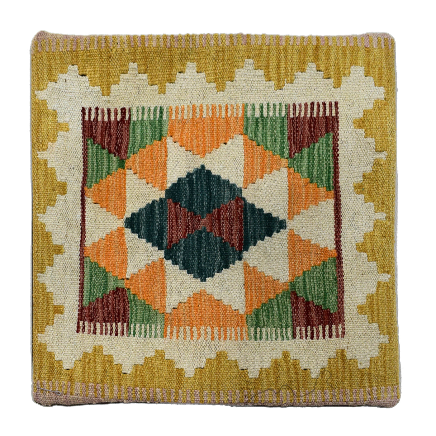 Chobi Kilim Cushion Cover – Mist Labyrinth