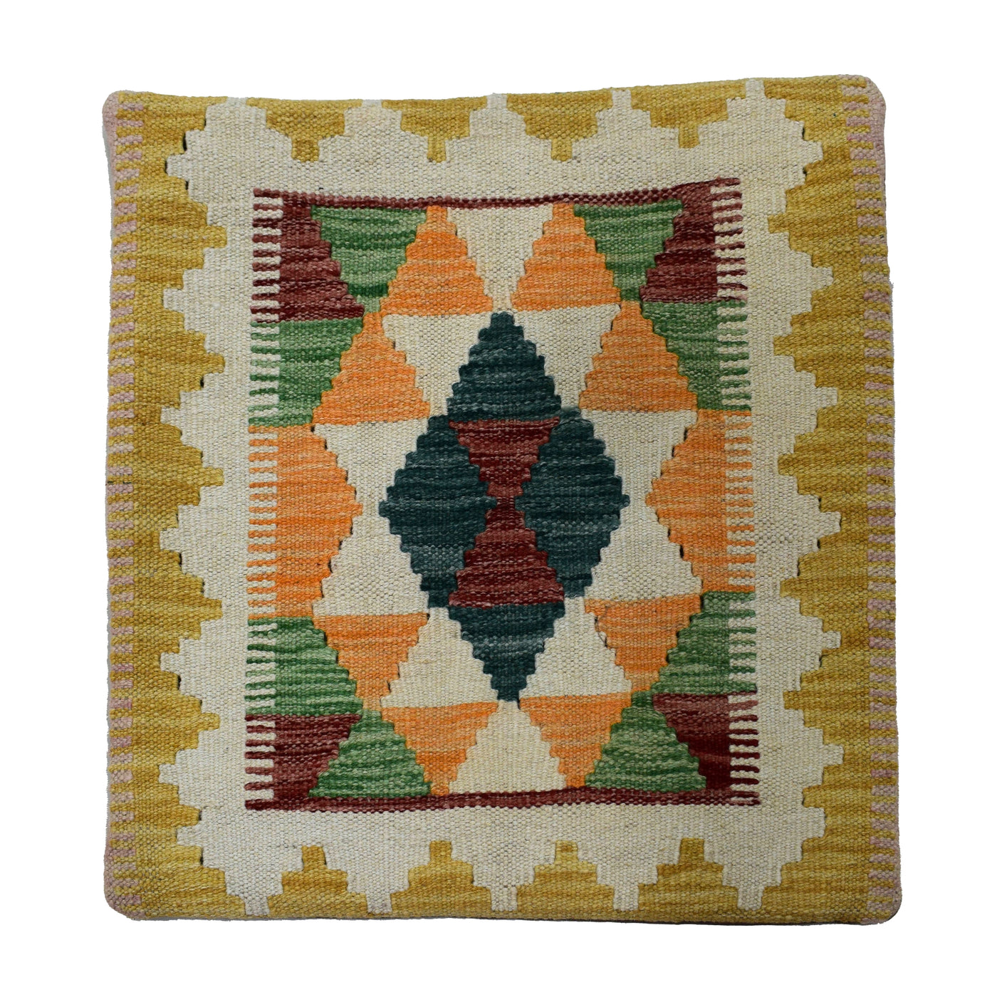 Chobi Kilim Cushion Cover – Pearl Constellation