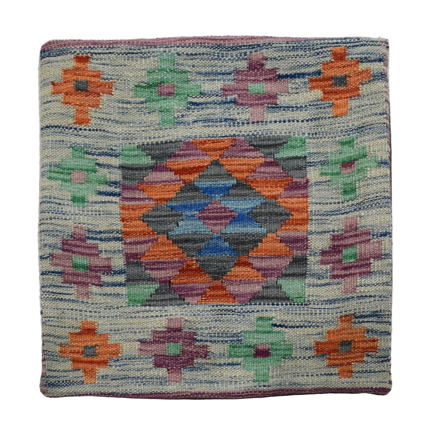 Chobi Kilim Cushion Cover – Teal Passage