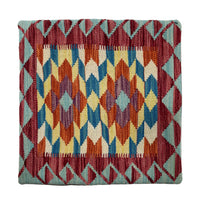 Chobi Kilim Cushion Cover – Sky Mosaic