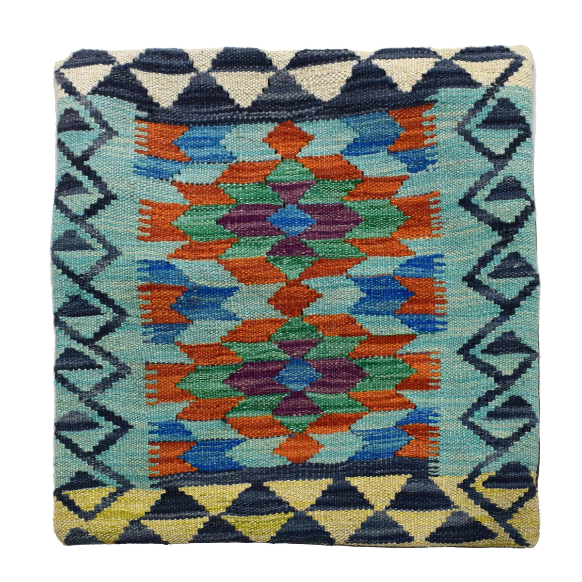 Kilim Cushion Cover – Cerulean Emblem