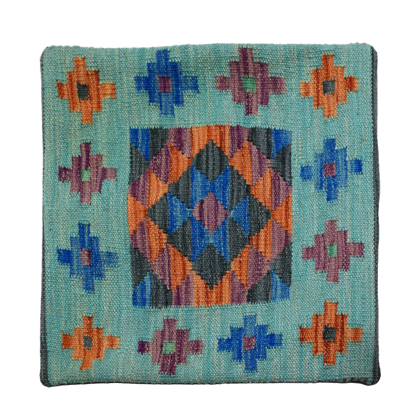 Kilim Cushion Cover – Lagoon Mandala
