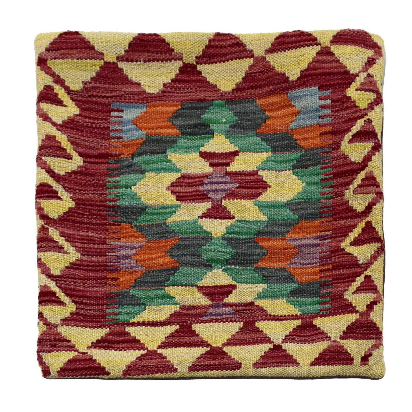 Kilim Cushion Cover – Fawn Geometry