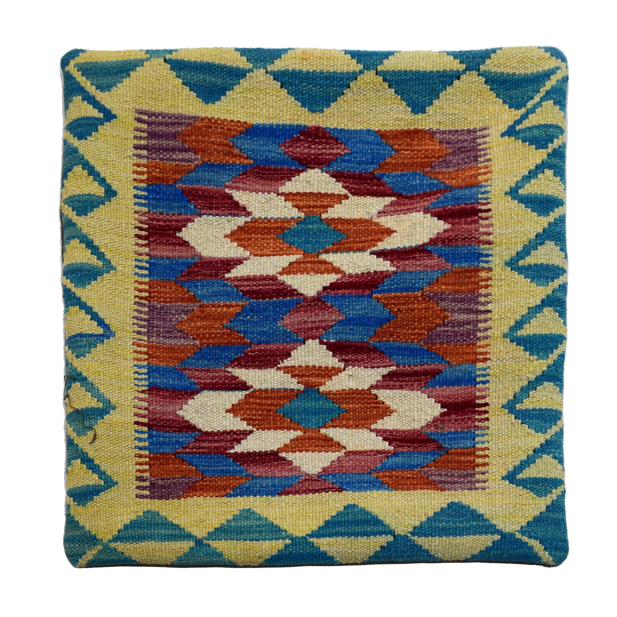 Kilim Cushion Cover – Indigo Keystone