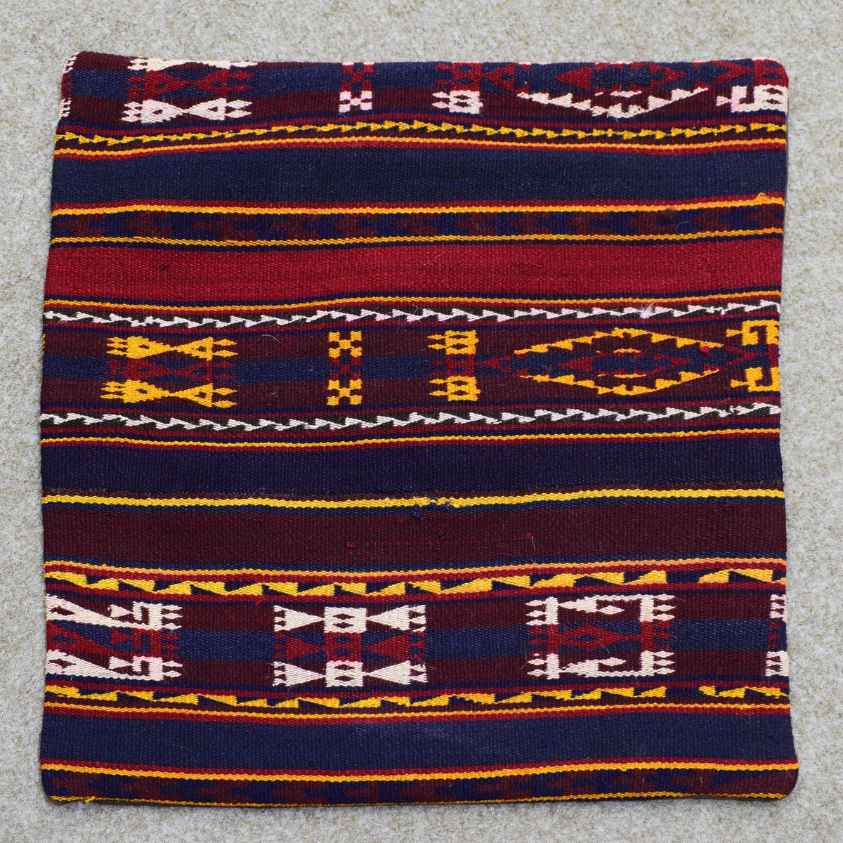 Kilim Cushion Cover – Ruby Chevron