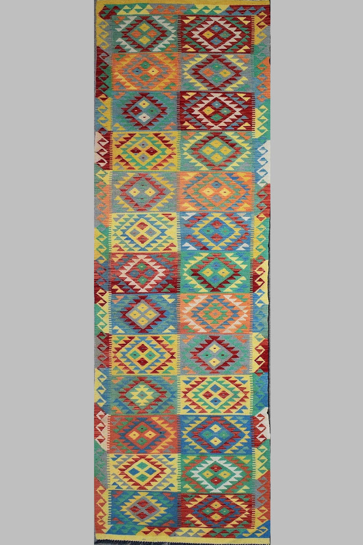Elegant Tribal Chobi Kilim Runner, 83 x 394 cm (Clearance)