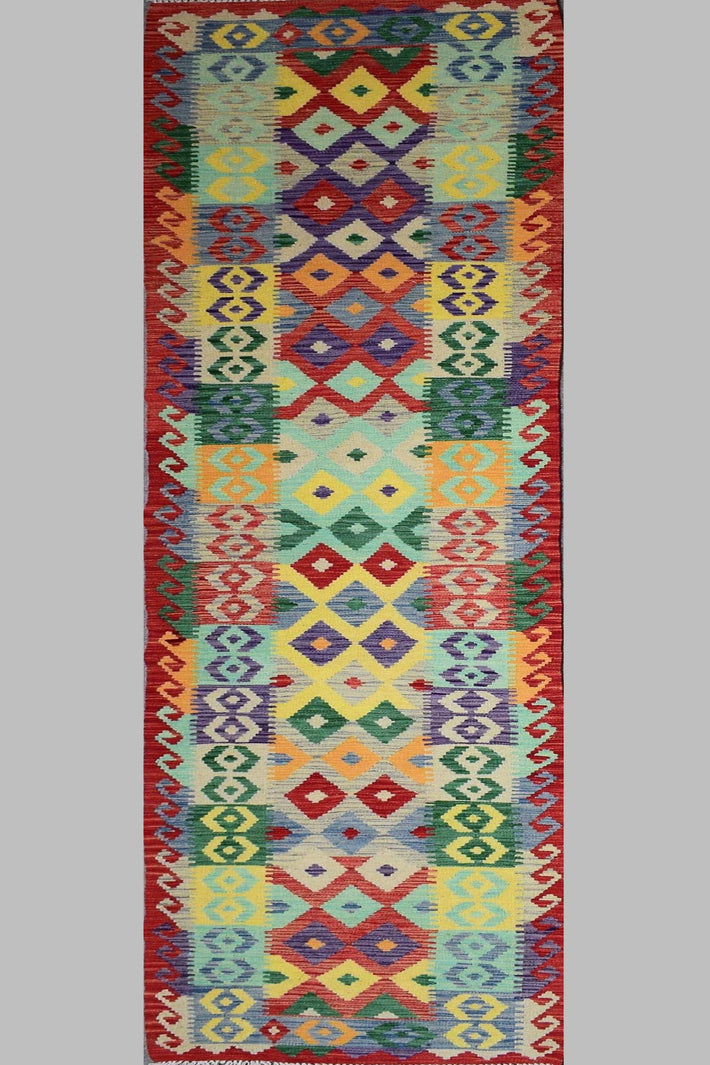 Elegant Tribal Chobi Kilim Runner, 83 x 385 cm (Clearance)
