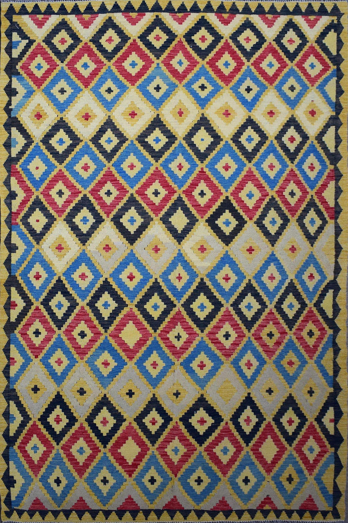 Elegant Tribal Chobi Kilim, 195 x 295 cm (Clearance)