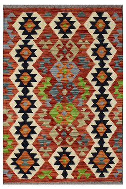 Hand-woven Afghan Kilim,  77 x 123 cm