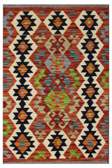Hand-woven Afghan Kilim,  77 x 123 cm