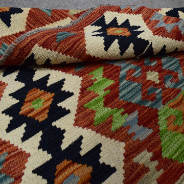 Hand-woven Afghan Kilim,  77 x 123 cm