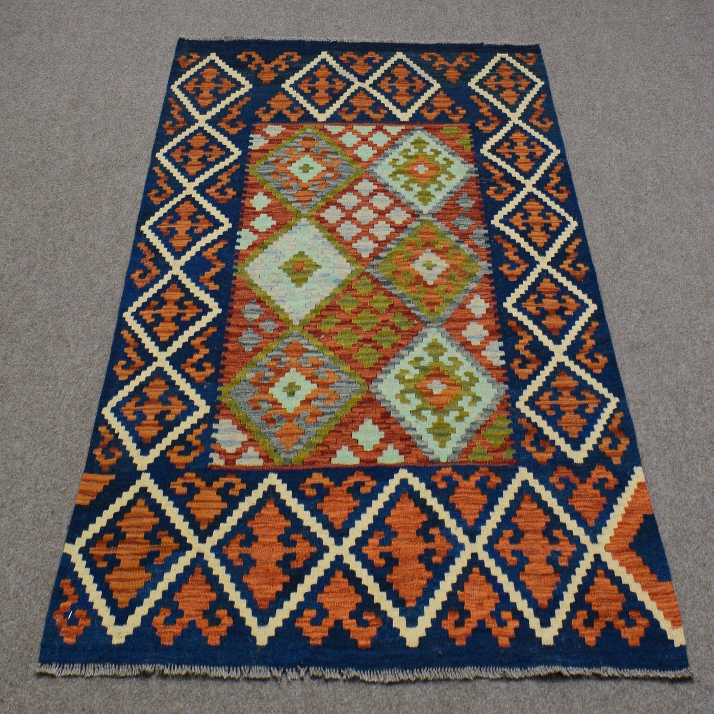 Kilim Afghan Rug – Clay Prism