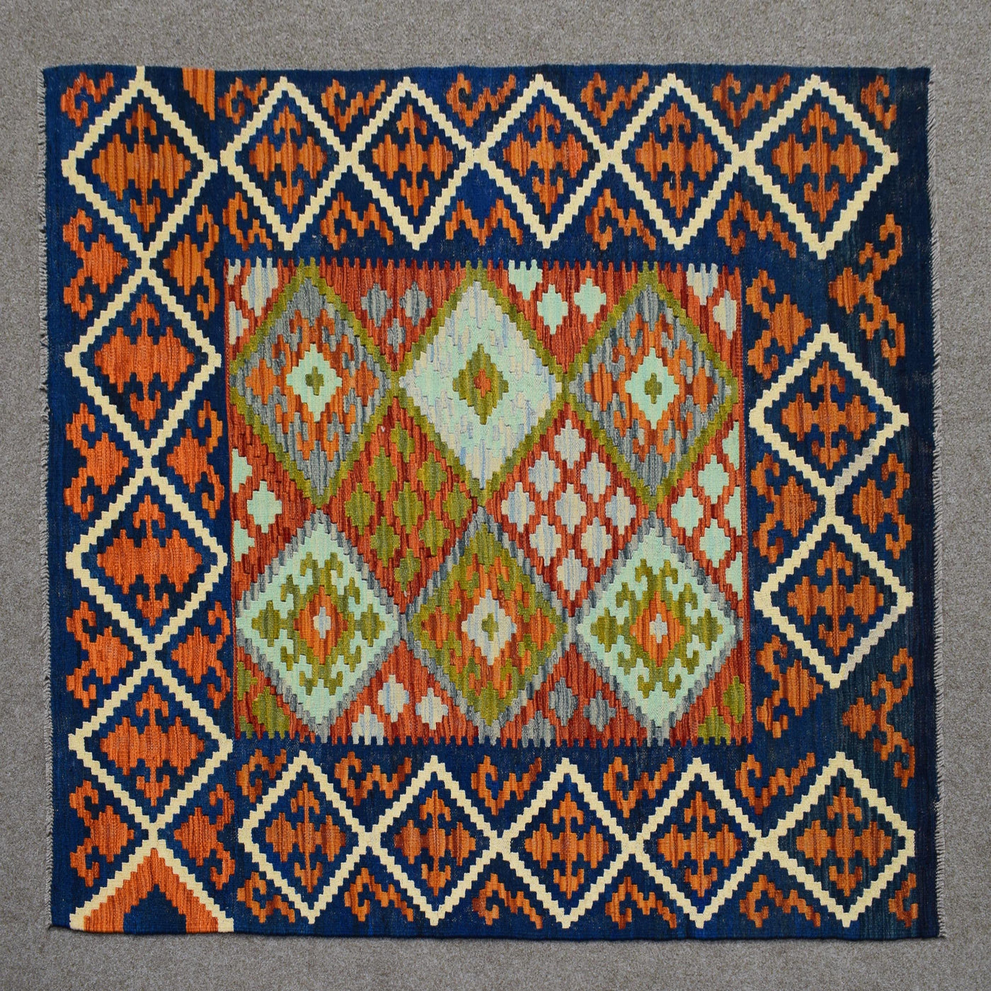 Kilim Afghan Rug – Clay Prism