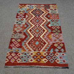 Hand-woven Afghan Kilim, 99  x 150 cm